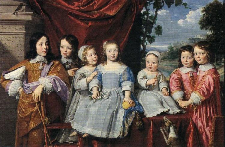 Philippe de Champaigne Les enfants Habert de Montmor oil painting image